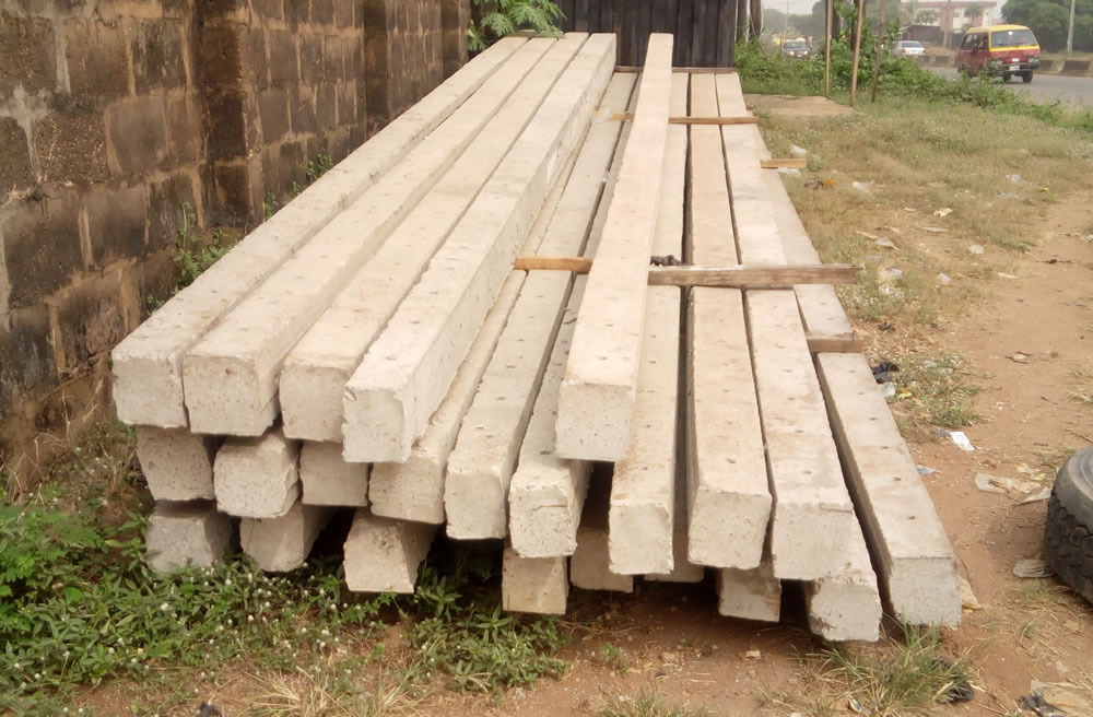 CAST CONCRETE POLES which are cost effective for a wide range of applications and are made in lengths of High Tension (HT) and Low Tension (LT)