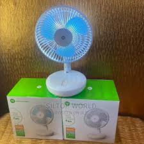 duration power desk top portable rechargeable fan -dp-7620