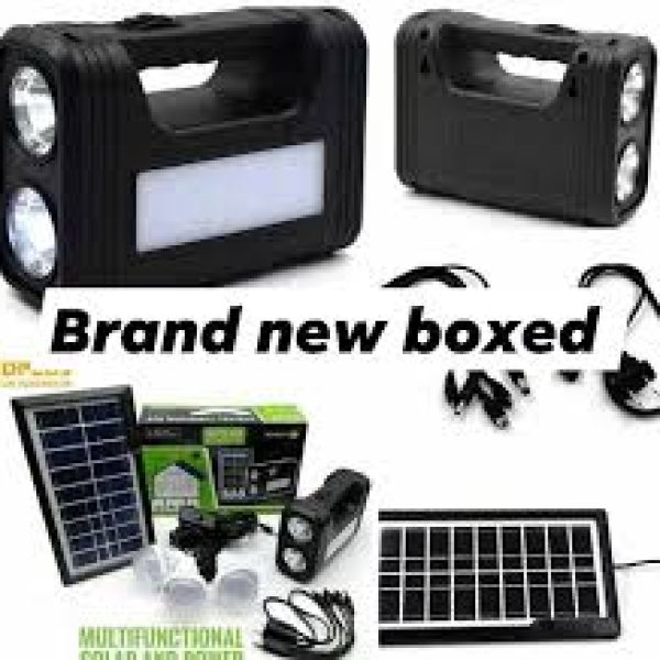 duration power portable solar system light kit -dp 7718