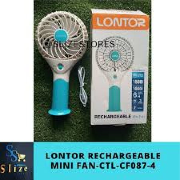 lontor 4"rechargeable mini fanctl-cf087-4